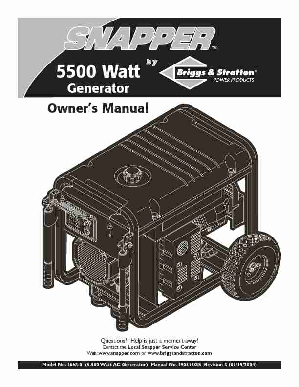 Snapper Portable Generator 1668-0-page_pdf